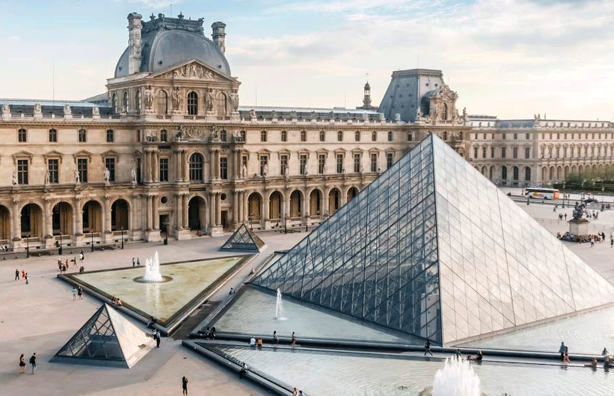 The louvre on Global map